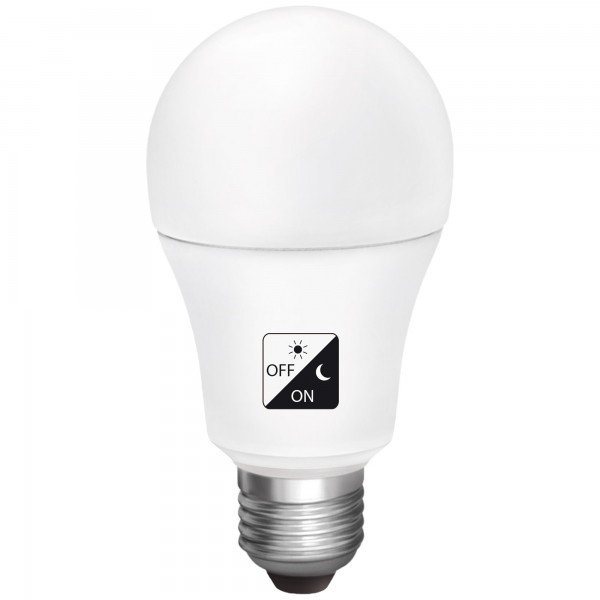 Bomb.led estandar sens.crepusc.e27 10w.f (caja de 6 unidades)