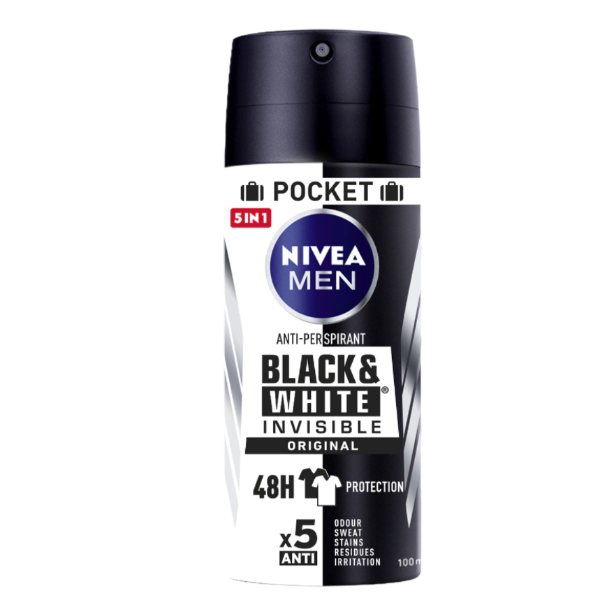 Nivea Men deo spray Black&White Invisible 100 ml