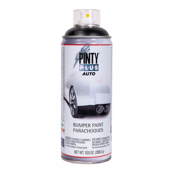Pintura en spray auto 520 cc bumper texturado bt104 negro (pack 2 unidades)