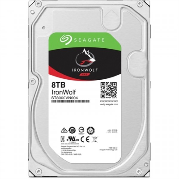 Seagate ironwolf nas st8000vn004 8tb 3.5" sata3