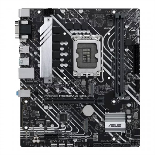 Asus placa base prime h610m-a csm d4  matx 1700