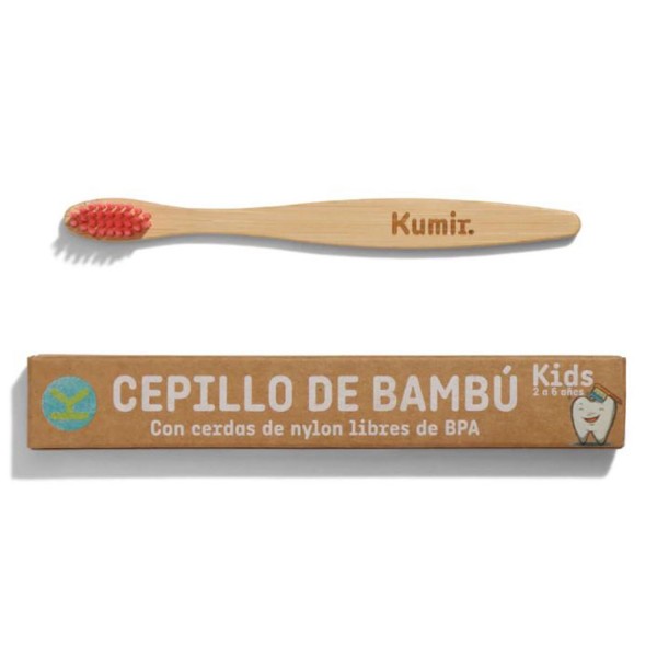 Lovyc kids cepillo de dientes bambu rojo 1un