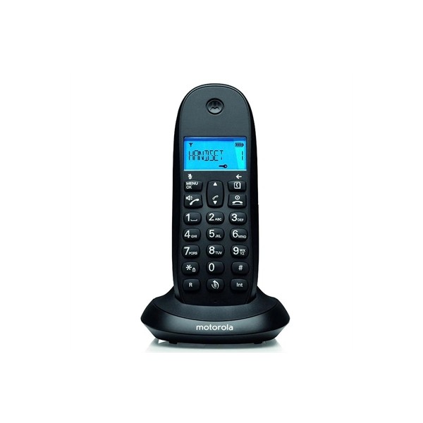 Motorola c1001 cb+ telefono dect negro