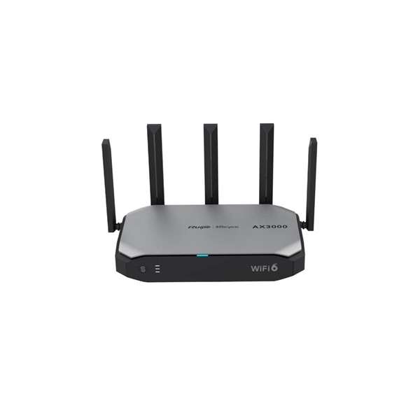 Reyee router wifi6 ax3000 dual band metal 5xgbe