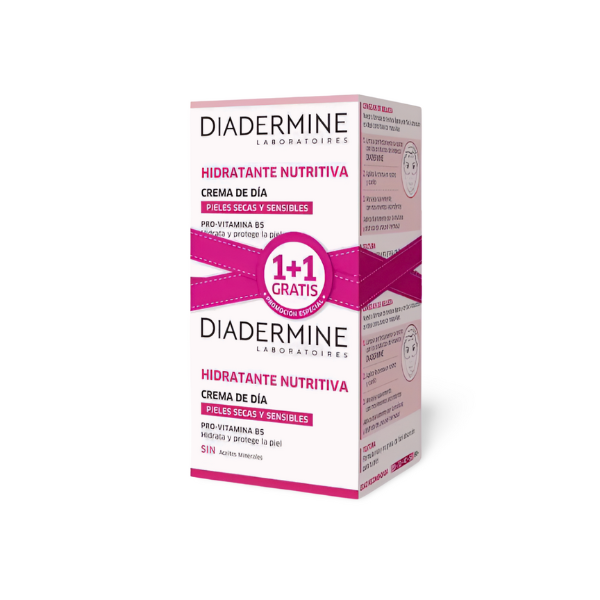 Diadermine crema de dia hidratante nutritiva 2x1