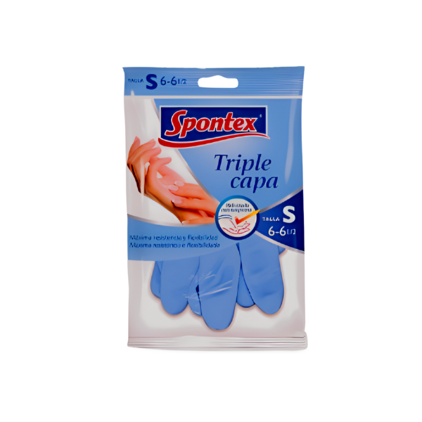 Spontex guantes Triple Capa Talla S