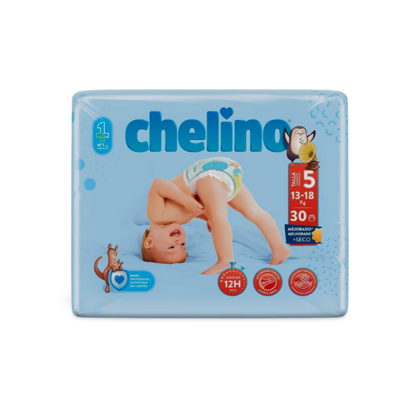 Chelino Love Talla 5 13-18 Kg 30 Unidades