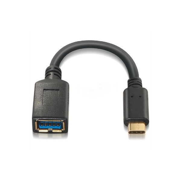 Nanocable cable usb 3.1 gen1 3a, usb-c/m-a/f, 15cm
