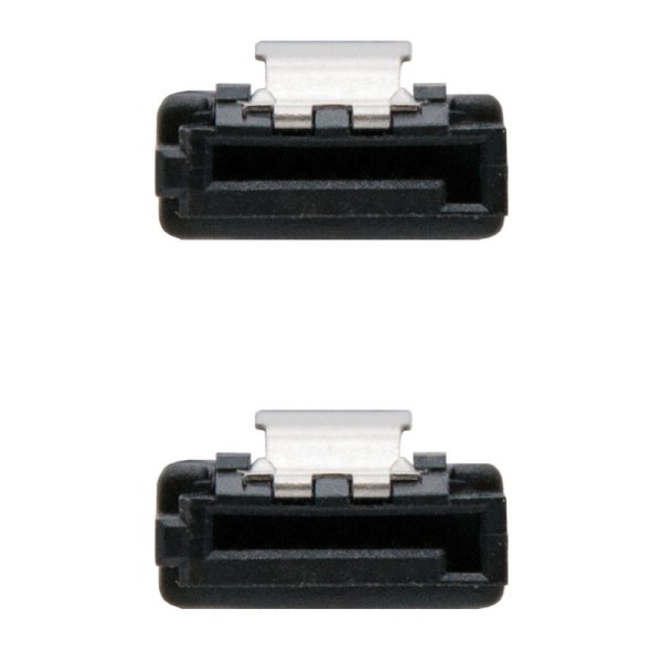 Nanocable cable sata iii datos 6g anclajes 0.5 m