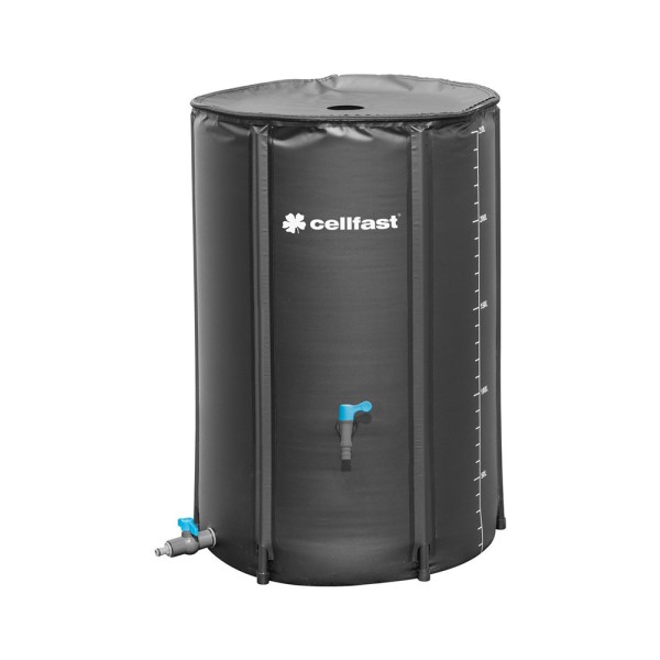 Depósito plegable recolector de agua de lluvia, 250 l, ø60 x 90 cm