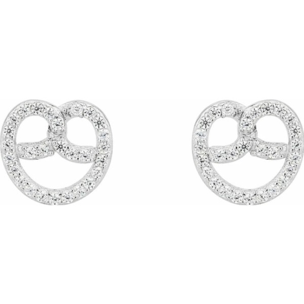 Studex System 75 Pendiente Perla Blanca Bisel 2mm Chapado Oro