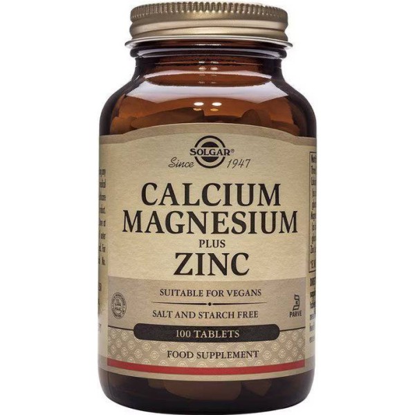 Solgar Calcio Magnesio Plus Zinc 100 Comp