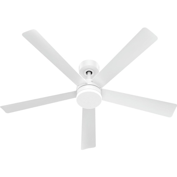 Vent. techo dc reg.blanc led 5 aspas 132