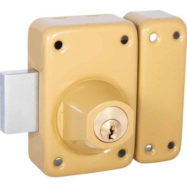 Cerradura t/tesa beige 23x45mm.doble