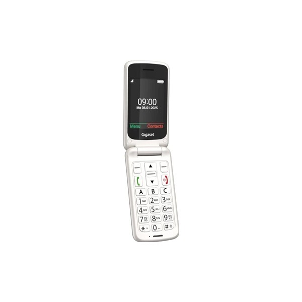 Gigaset móvil senior gl595 2.8" sim blanco perla