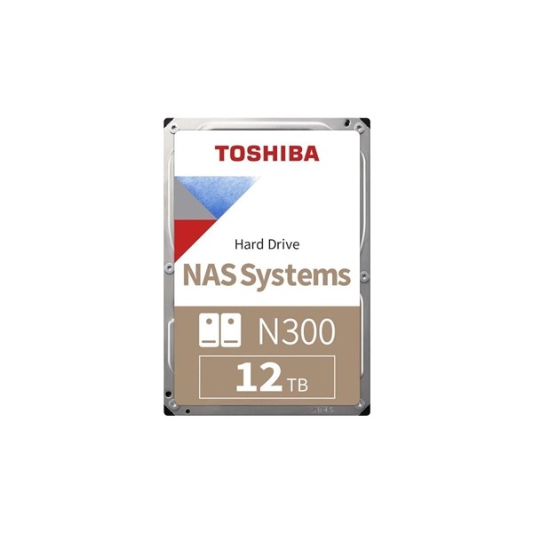 Toshiba n300 nas hdd 12tb 3.5" sata 6gb-s 7200rpm