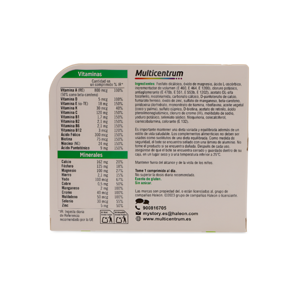 Multicentrum Select 50+ 90 Comprimidos