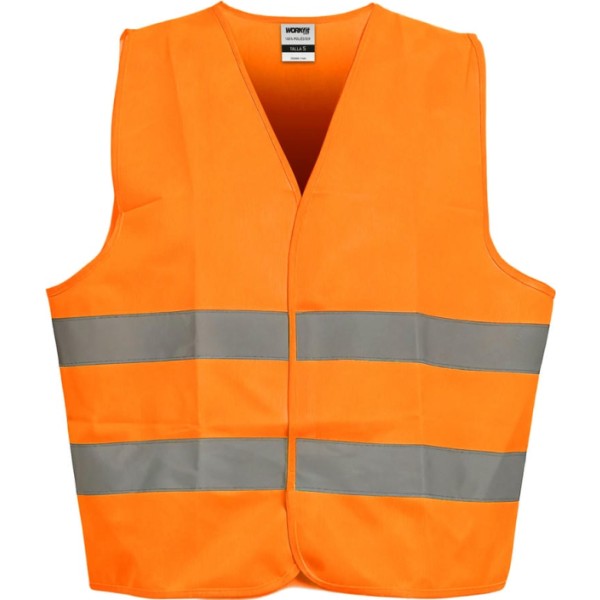 Chaleco reflectante naranja t.  m
