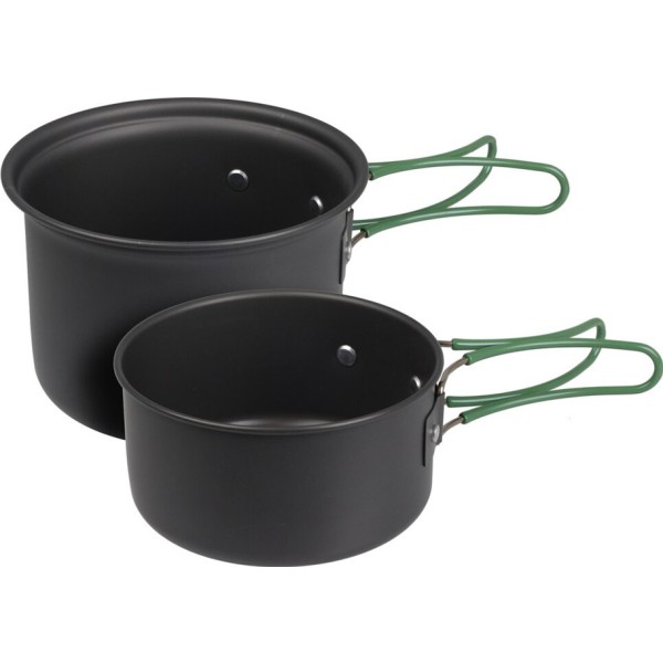 Cacerolas de aluminio anodizado ø13 x 9 cm /ø12 x 6 cm