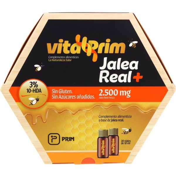 Vitalprim Jalea Real Sin Azucares 20 Viales 10 ml