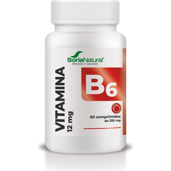 Vitamina B6 60 Comprimidos Soria Natural