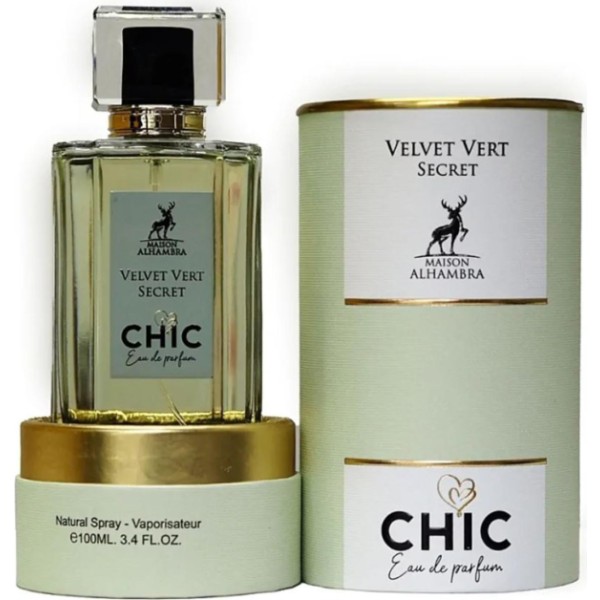 Maison alhambra velvet vert secret chic eau de parfum 100ml vaporizador